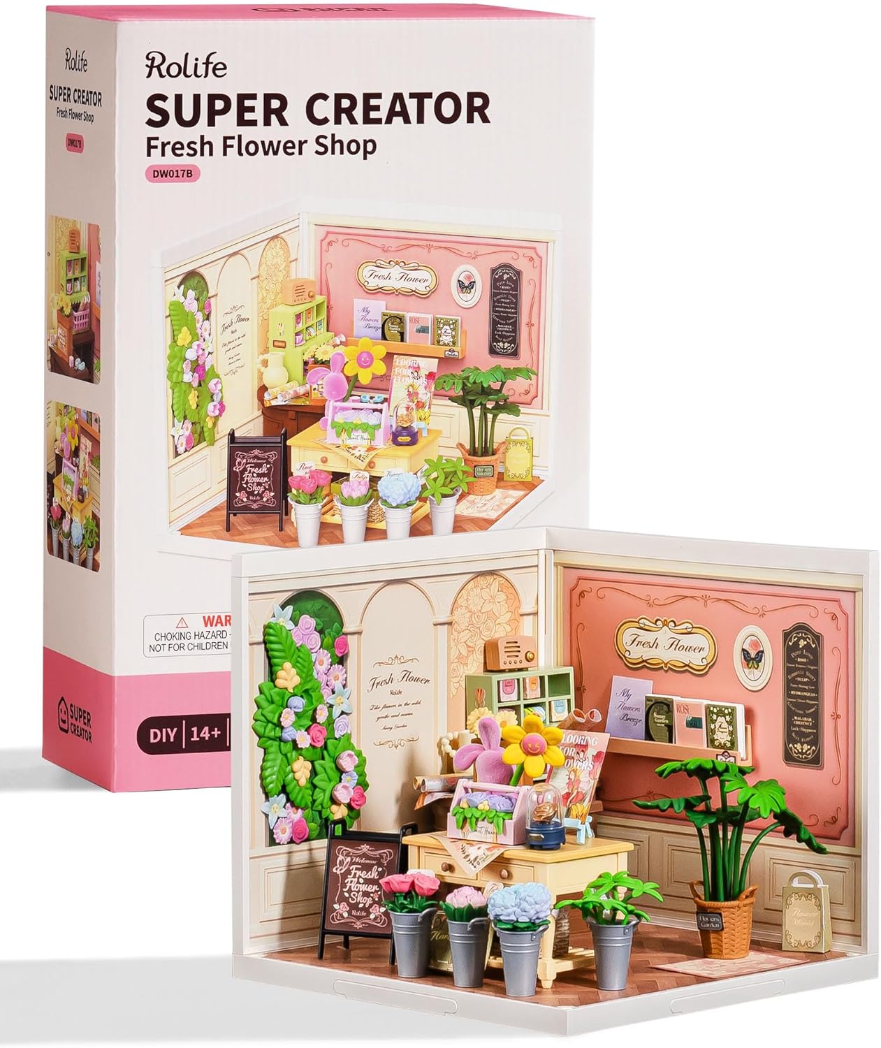 Rolife Fresh Flower Shop DIY Miniature House DW017B
