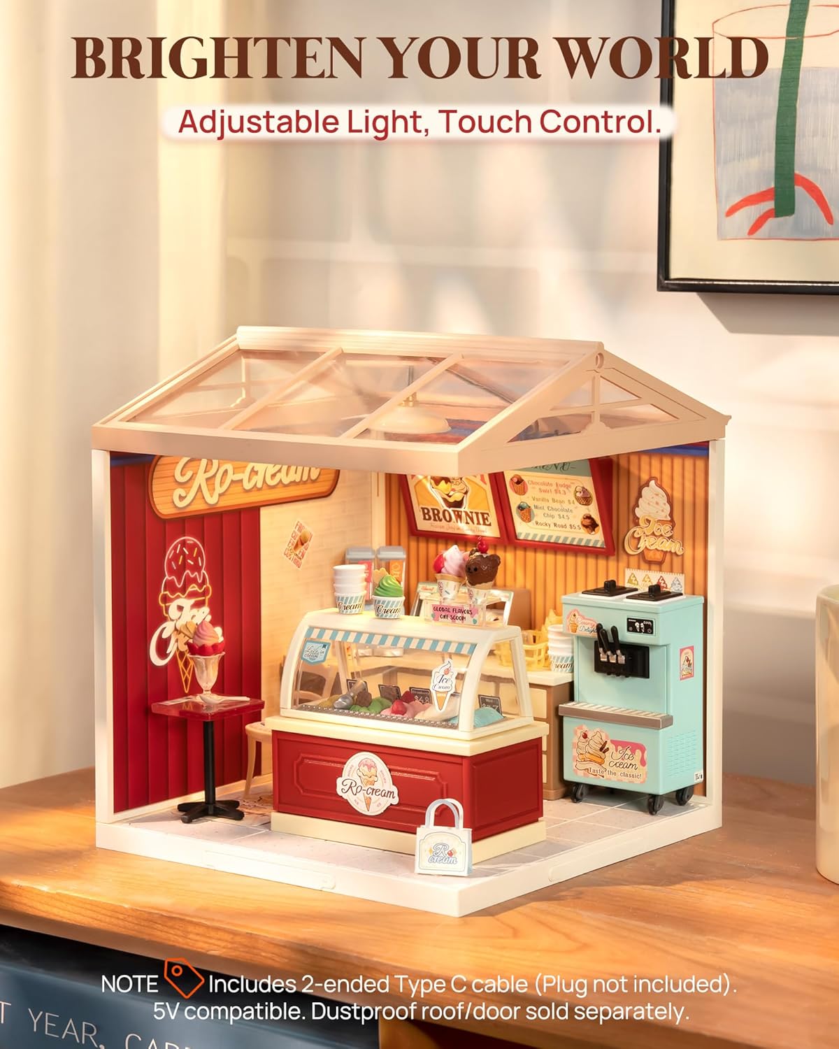 Rolife Flavorful Ice Cream DIY Miniature House DW018B