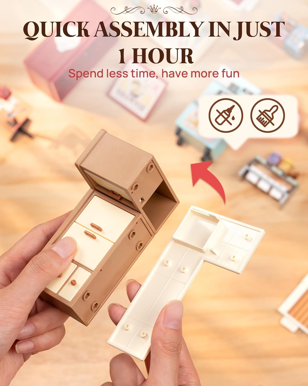 Rolife Flavorful Ice Cream DIY Miniature House DW018B