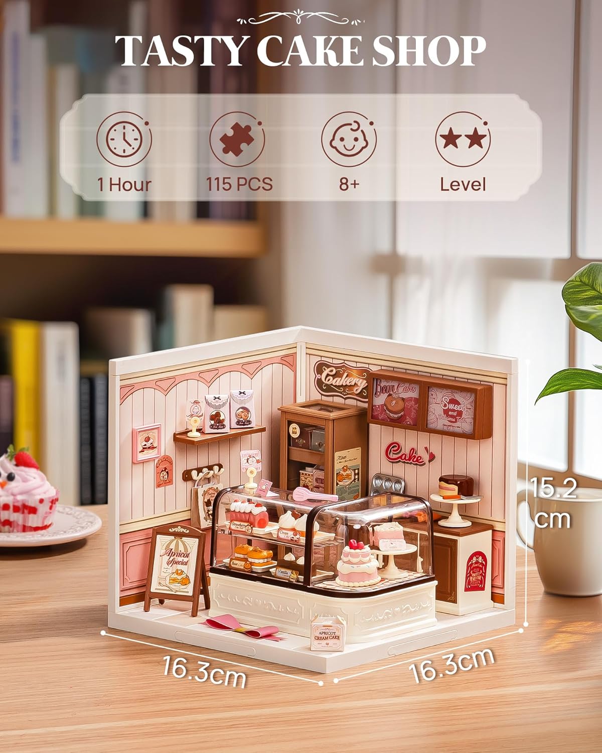 Rolife Tasty Cake Shop DIY Miniature House DW019B