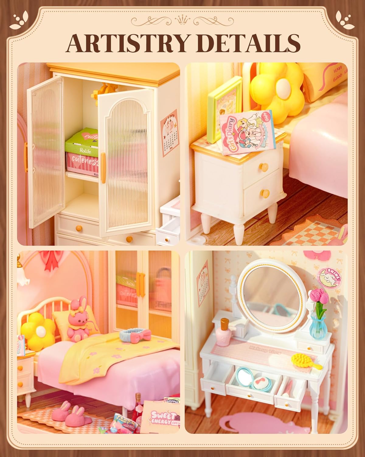 Rolife Tasty Cake Shop DIY Miniature House DW019B