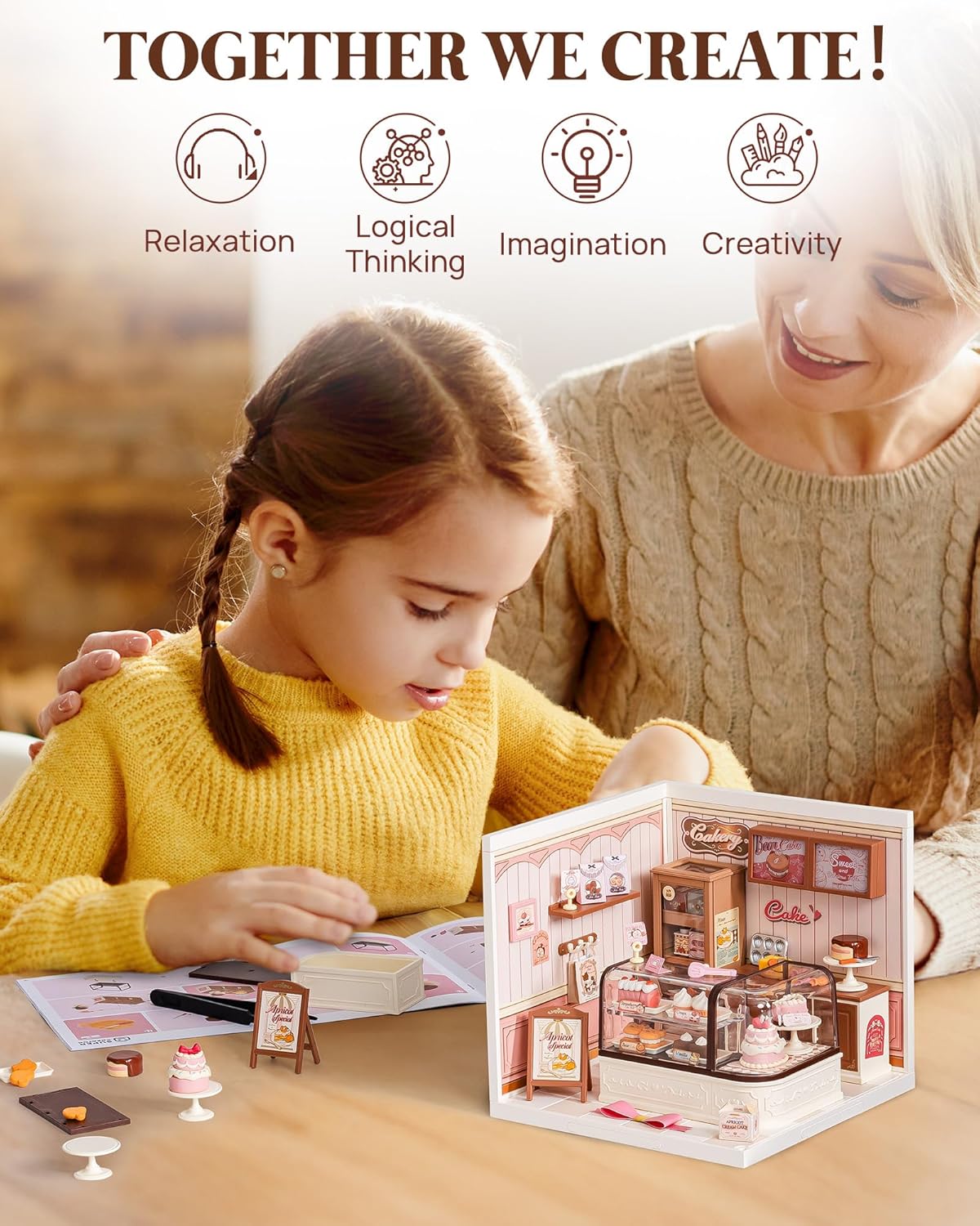 Rolife Tasty Cake Shop DIY Miniature House DW019B