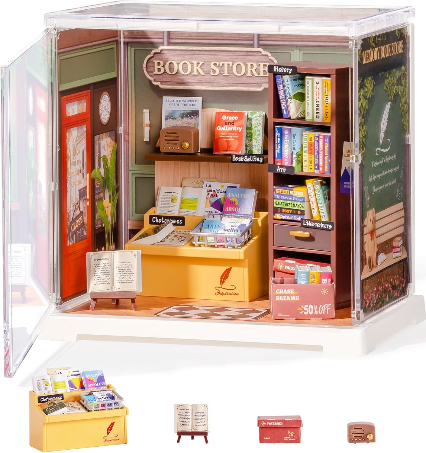 Rolife Memory Book Store DIY Miniature House DWS04B