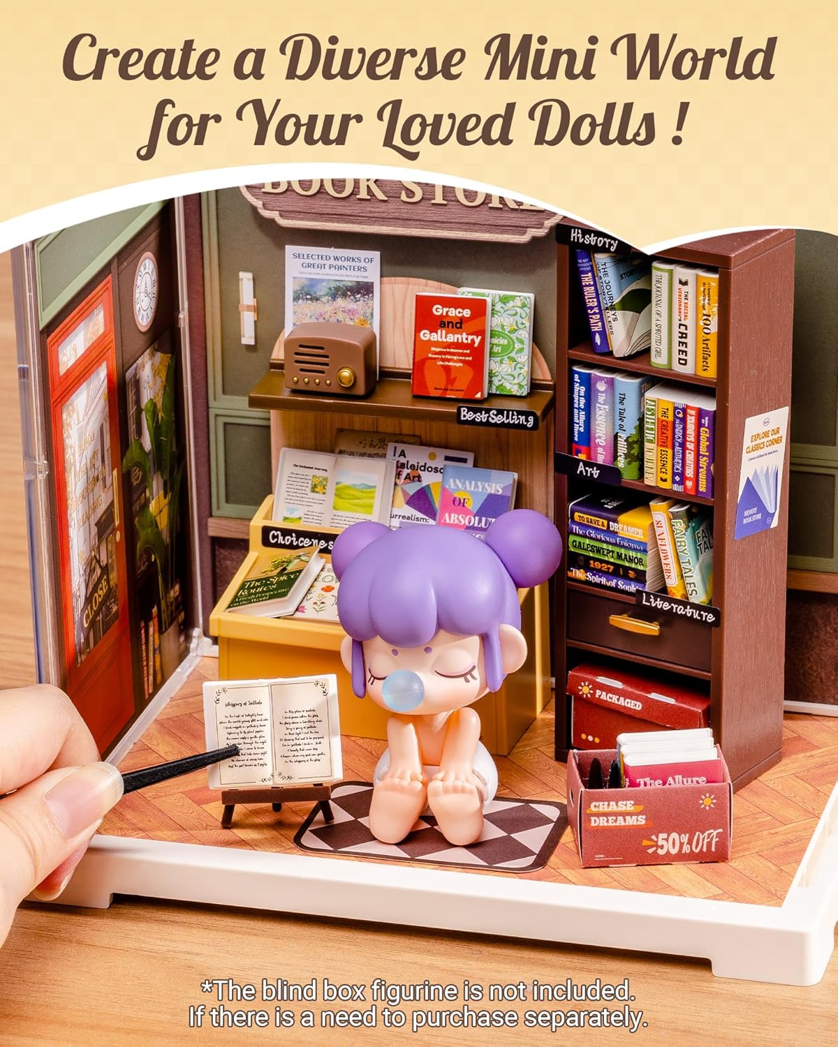 Rolife Memory Book Store DIY Miniature House DWS04B