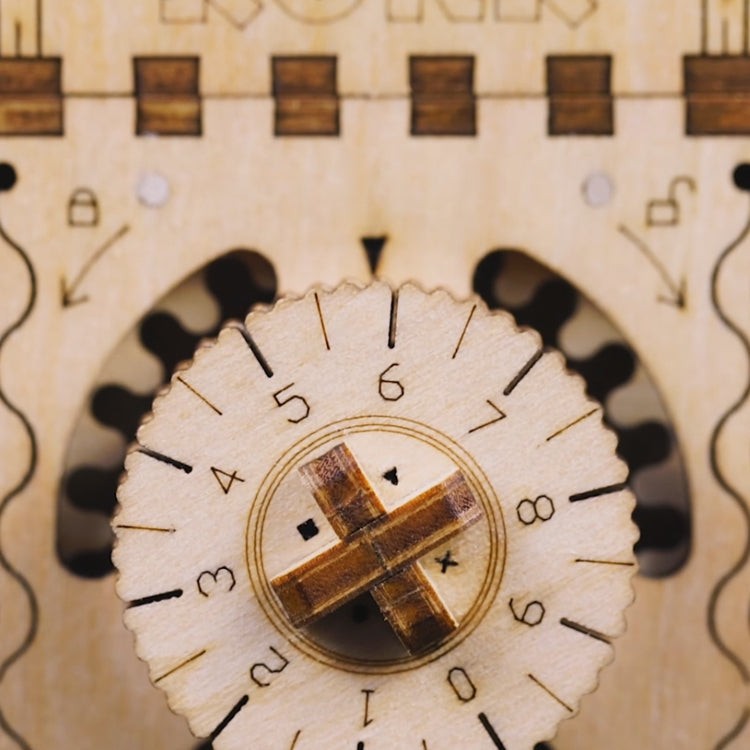 ROKR Treasure Box Mechanical Gears 3D Wooden Puzzle LK502