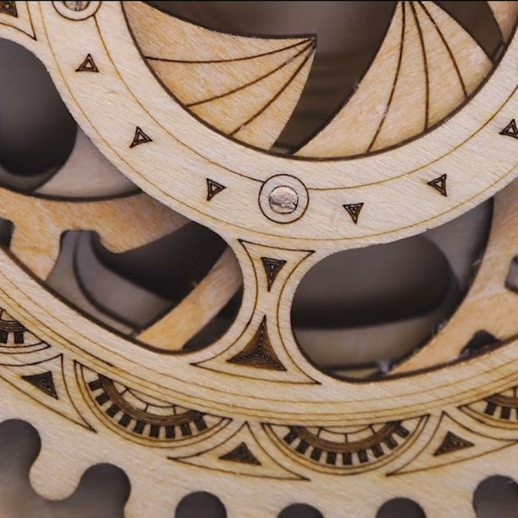 ROKR Treasure Box Mechanical Gears 3D Wooden Puzzle LK502