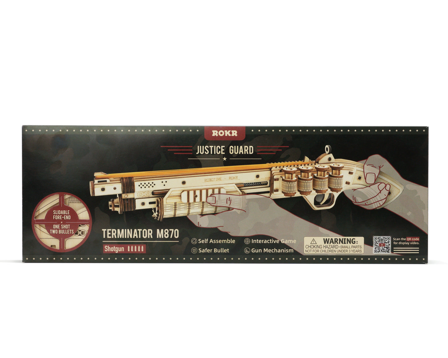 ROKR Terminator M870 Justice Guard Gun LQ501