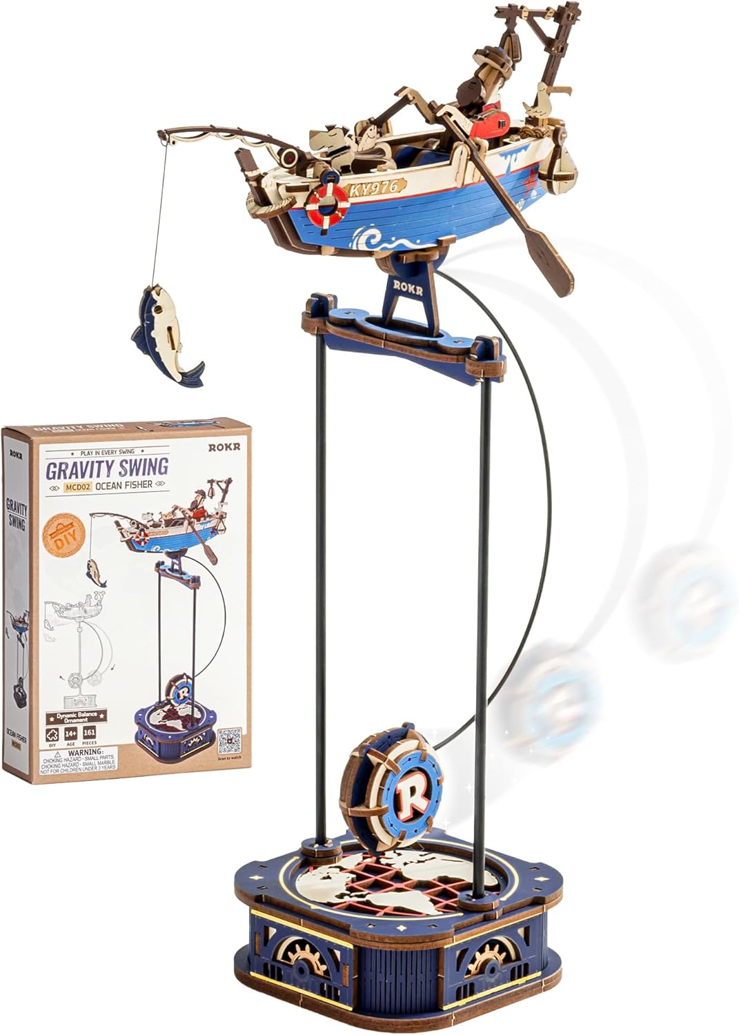 ROKR Ocean Fisher Pendulum Balance Toy 3D Puzzle MCD02