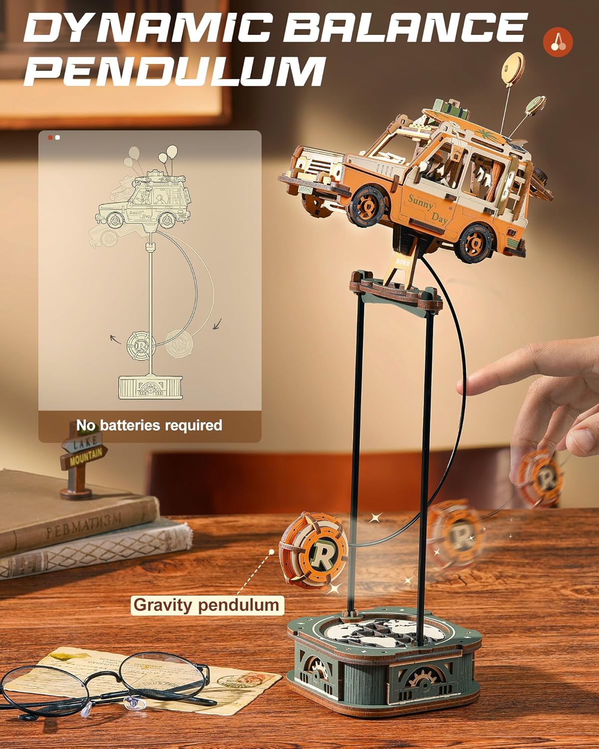 ROKR Road Tripper Pendulum Balance Toy 3D Puzzle MCD03