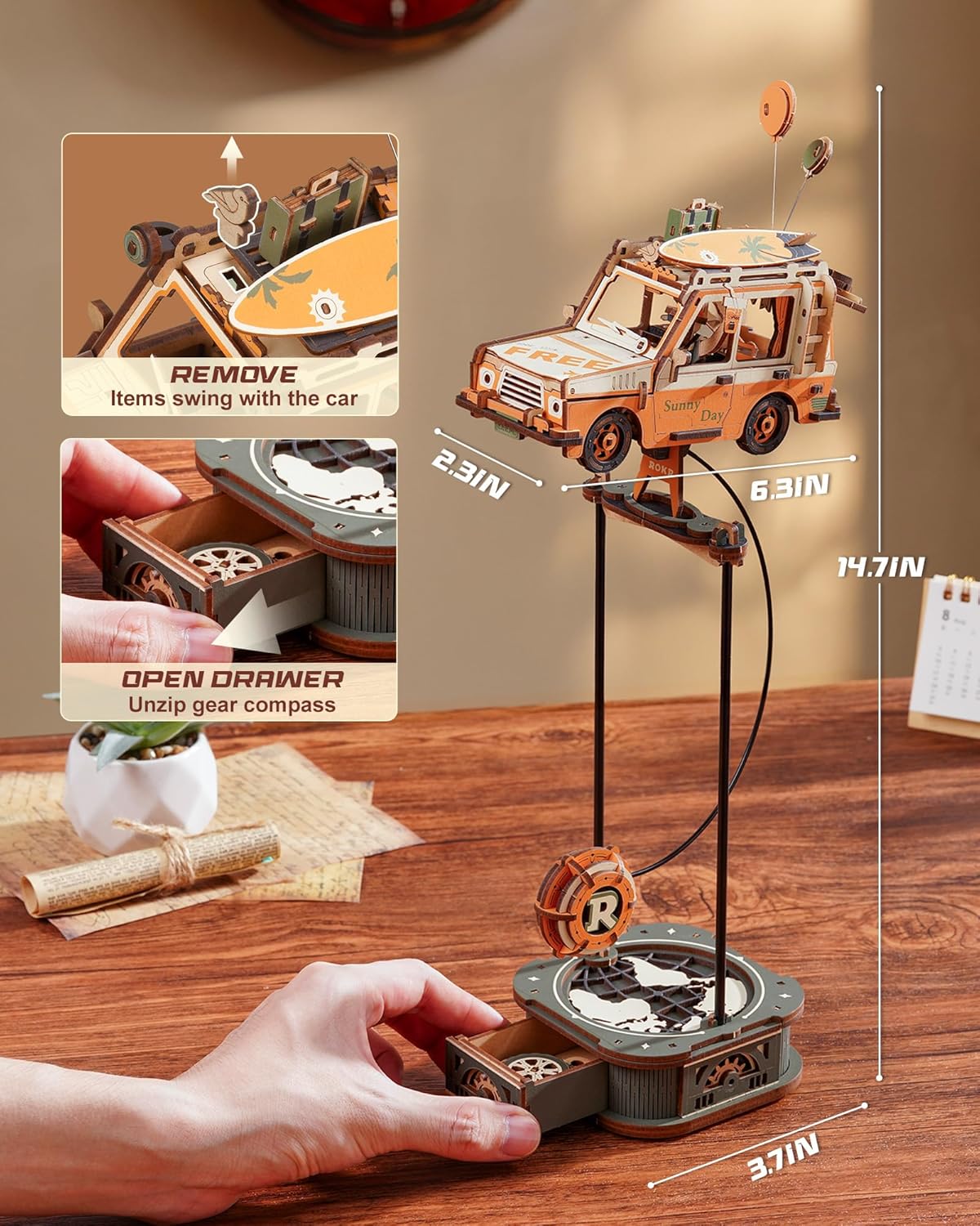 ROKR Road Tripper Pendulum Balance Toy 3D Puzzle MCD03
