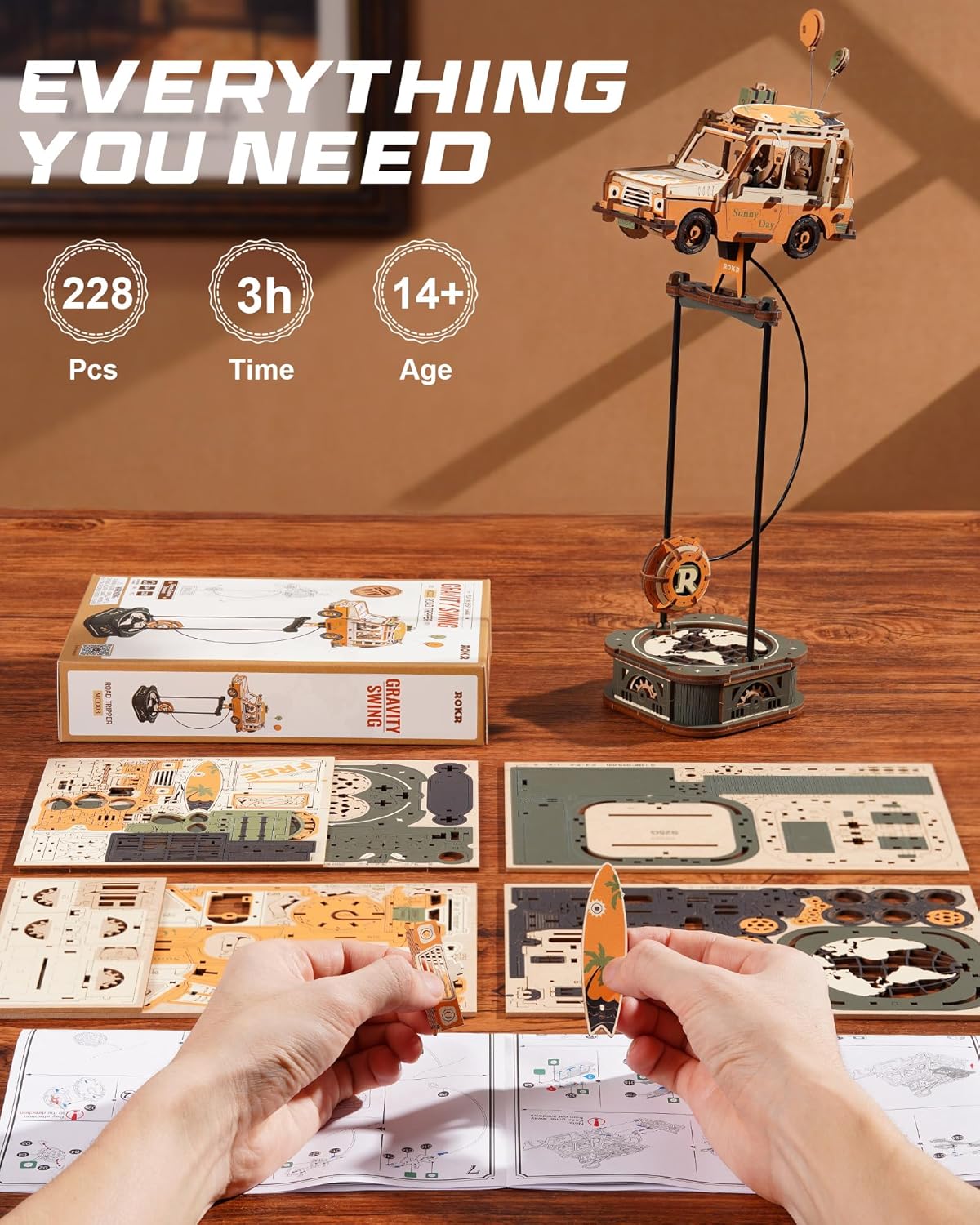 ROKR Road Tripper Pendulum Balance Toy 3D Puzzle MCD03