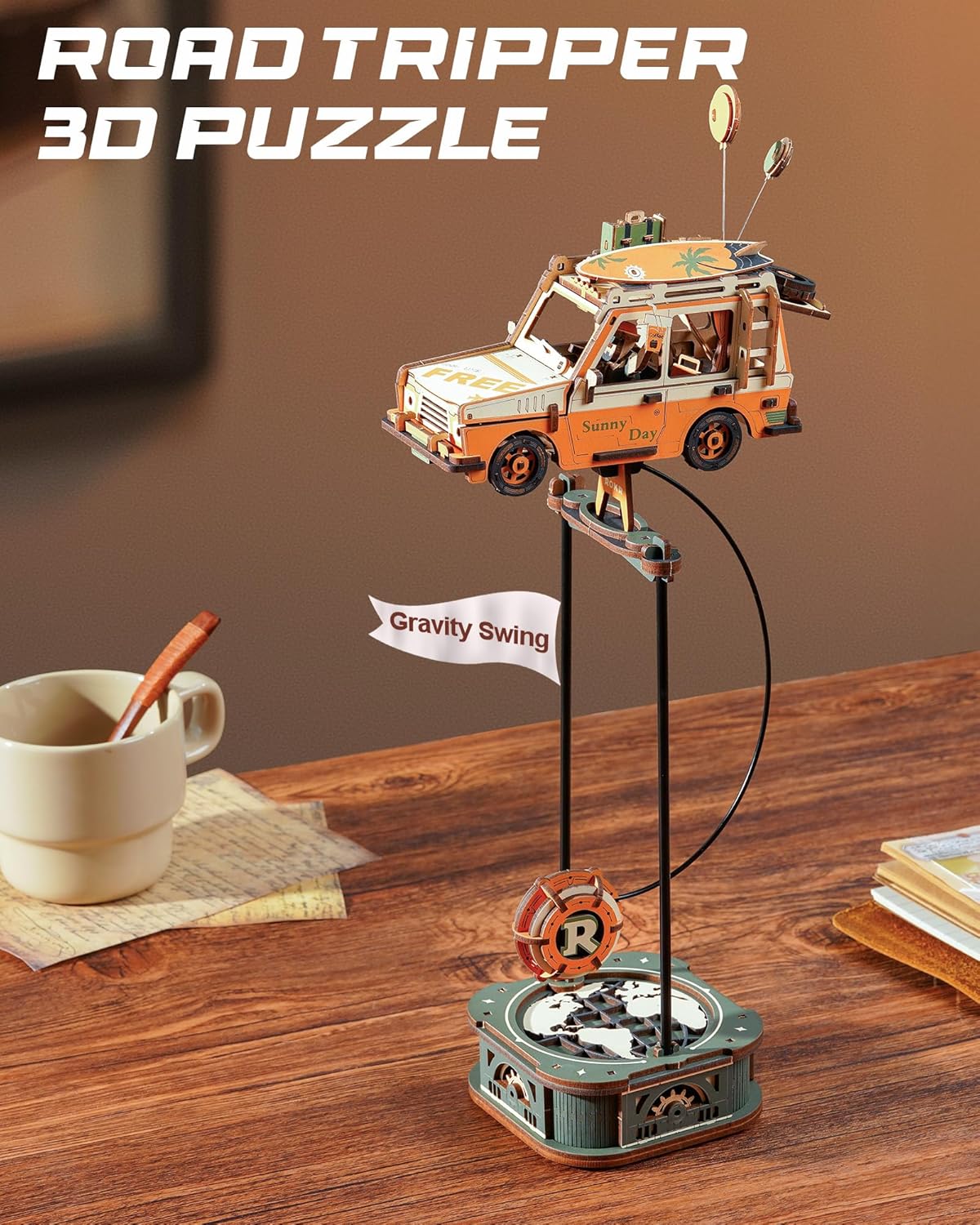 ROKR Road Tripper Pendulum Balance Toy 3D Puzzle MCD03