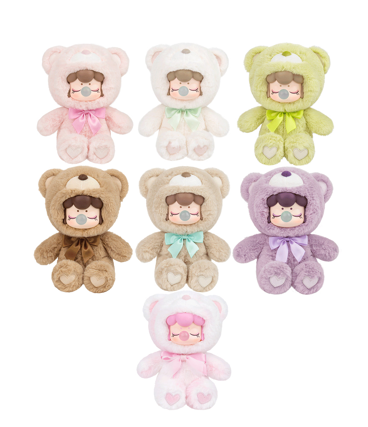 Rolife Nanci’s Colorful Chocolate Cutie Bears Surprise Plush Dolls MNAXX