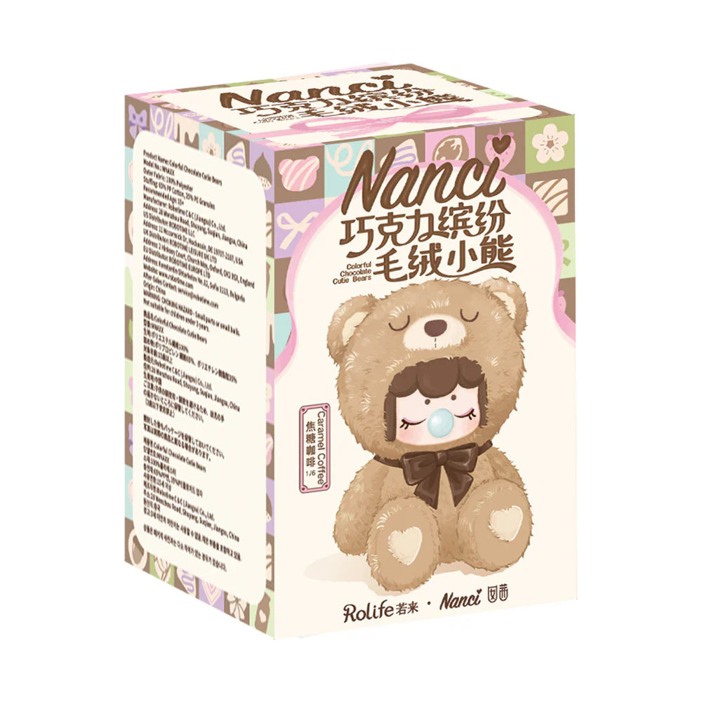 Rolife Nanci’s Colorful Chocolate Cutie Bears Surprise Plush Dolls MNAXX