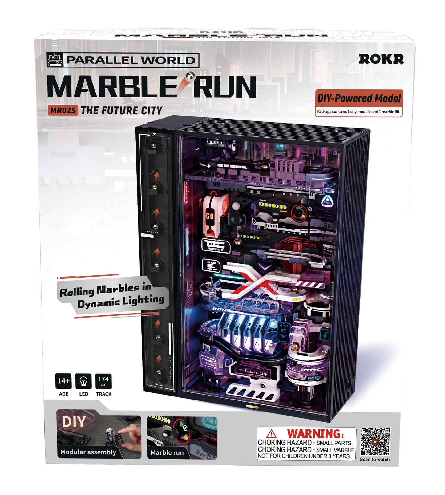 ROKR The Future City Marble Run Mechanical 3D Puzzle MR02S