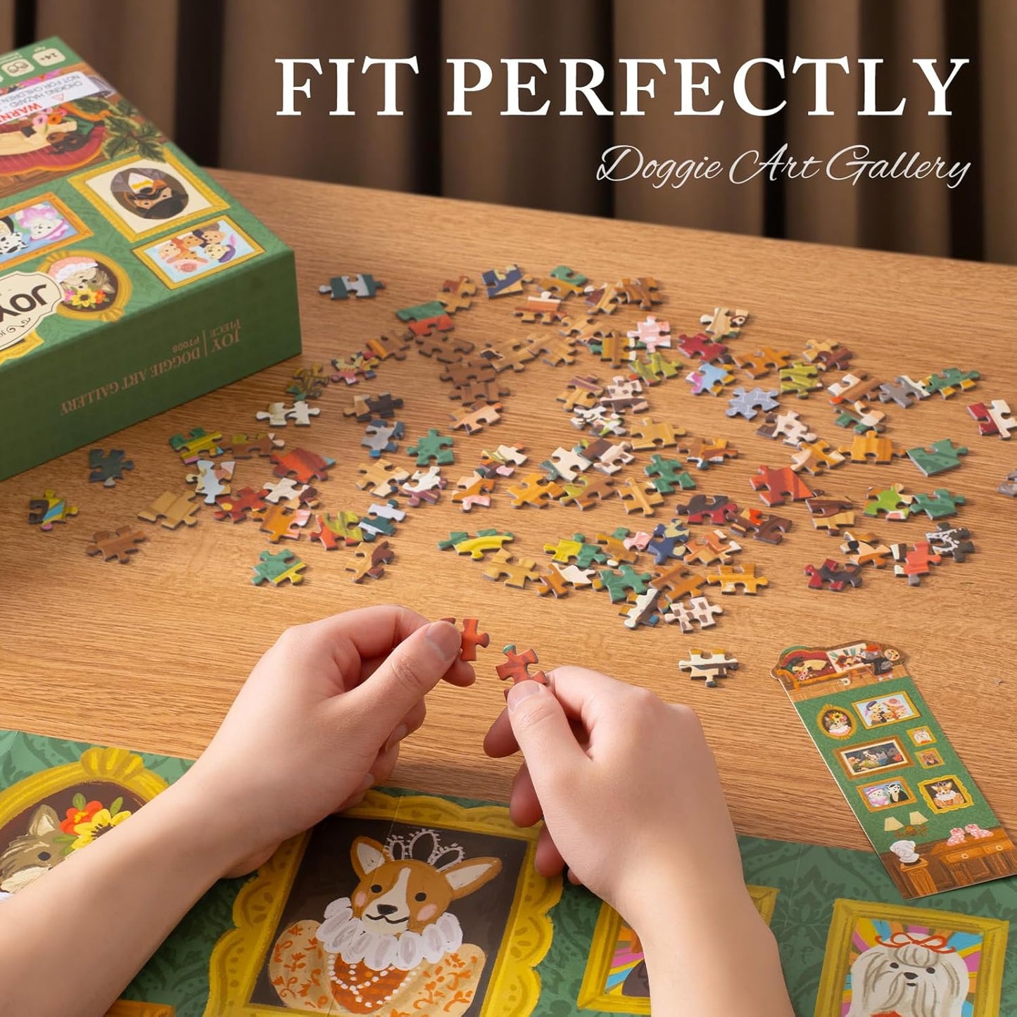 Rolife Doggie Art Gallery 1000 Piece Jigsaw Puzzle PT008