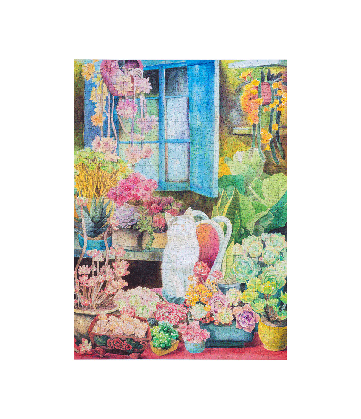 Rowood Cat’s Plant Yard 1000 Piece Jigsaw Puzzle PT012