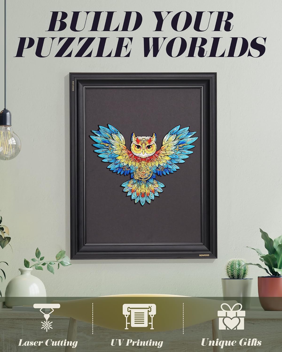 Rowood Owl Wooden Jigsaw Puzzle TA004