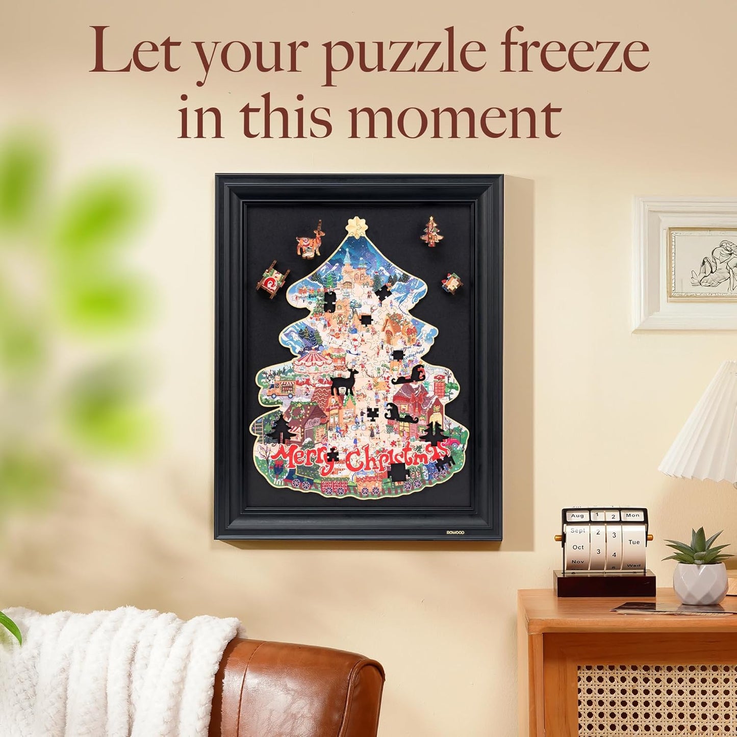 Rowood Black Vintage Puzzle Frame TAK002