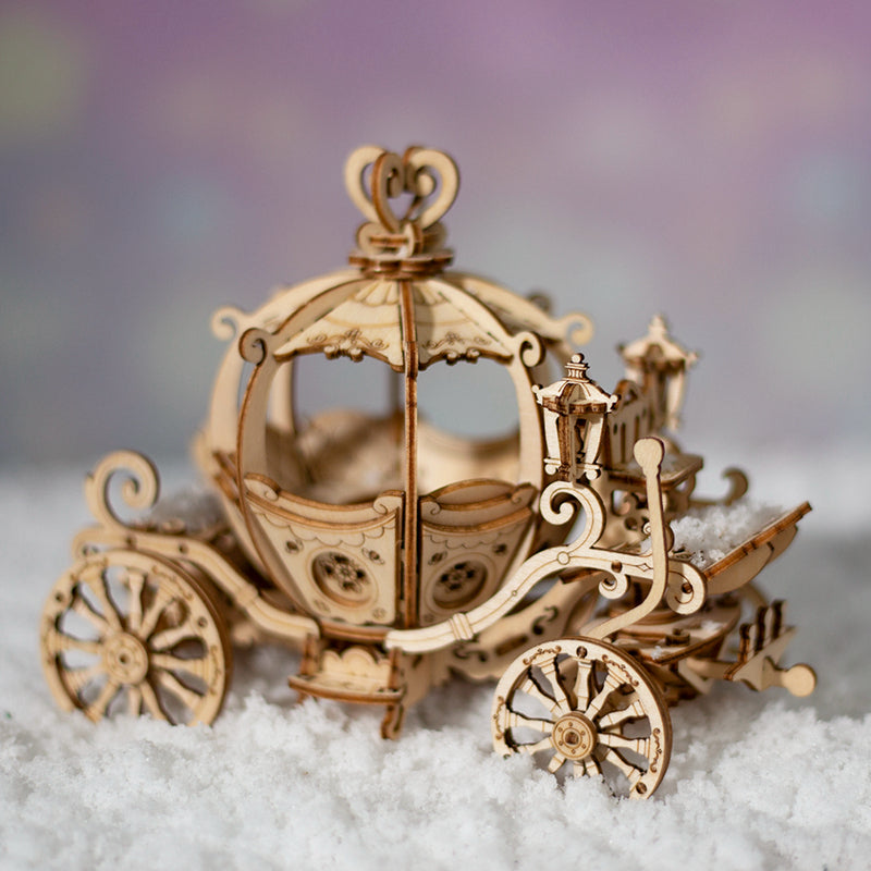 Rolife Pumpkin Carriage 3D Wooden Puzzle TG302
