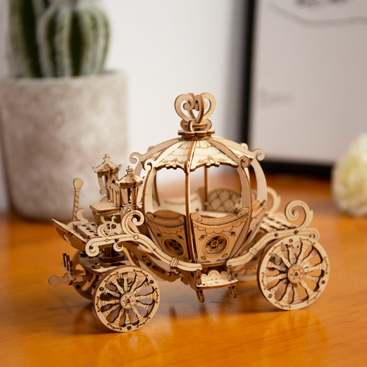Rolife Pumpkin Carriage 3D Wooden Puzzle TG302