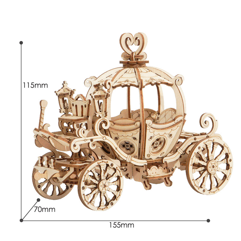 Rolife Pumpkin Carriage 3D Wooden Puzzle TG302