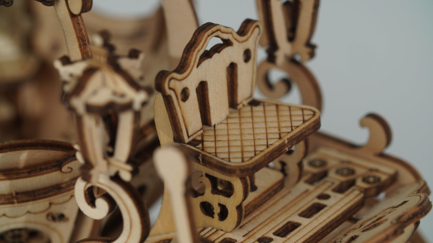 Rolife Pumpkin Carriage 3D Wooden Puzzle TG302