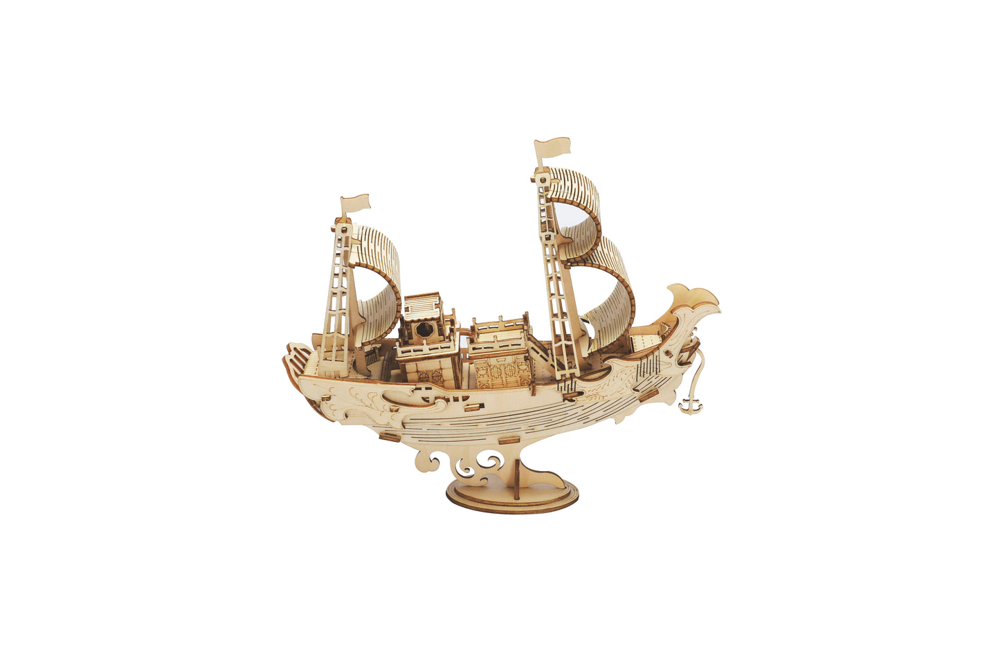 Rolife Japanese Diplomatic Ship 3D Wooden Puzzle TG307