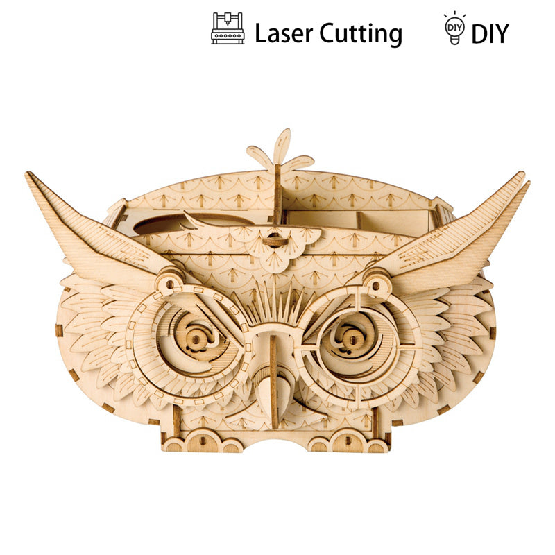 Rolife OWL SHORTAGE BOX 3D Wooden Puzzles TG405
