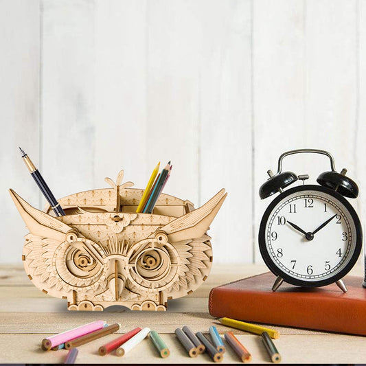 Rolife OWL SHORTAGE BOX 3D Wooden Puzzles TG405