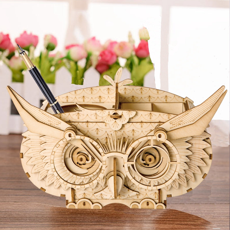Rolife OWL SHORTAGE BOX 3D Wooden Puzzles TG405