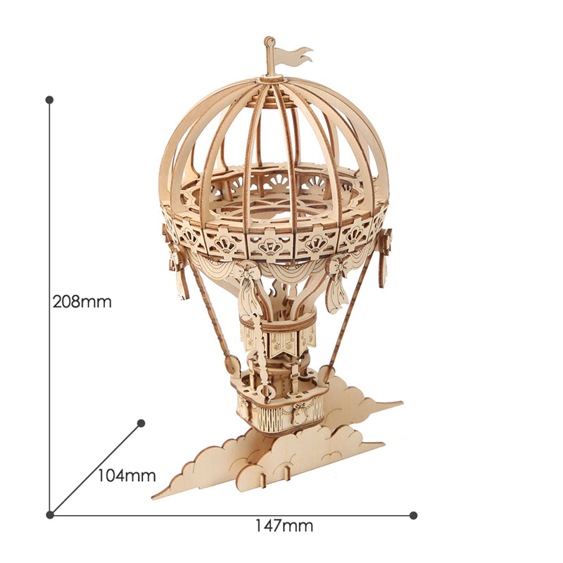 Rolife Hot Air Balloon 3D wooden puzzle TG406
