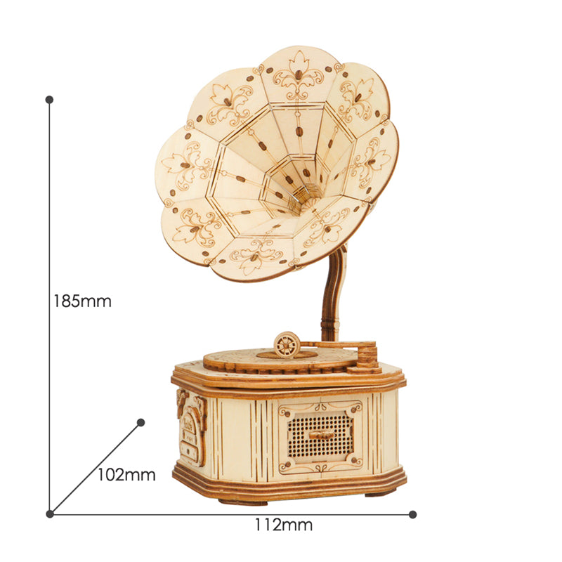 ROLIFE DIY Crank Classic Gramophone TG408