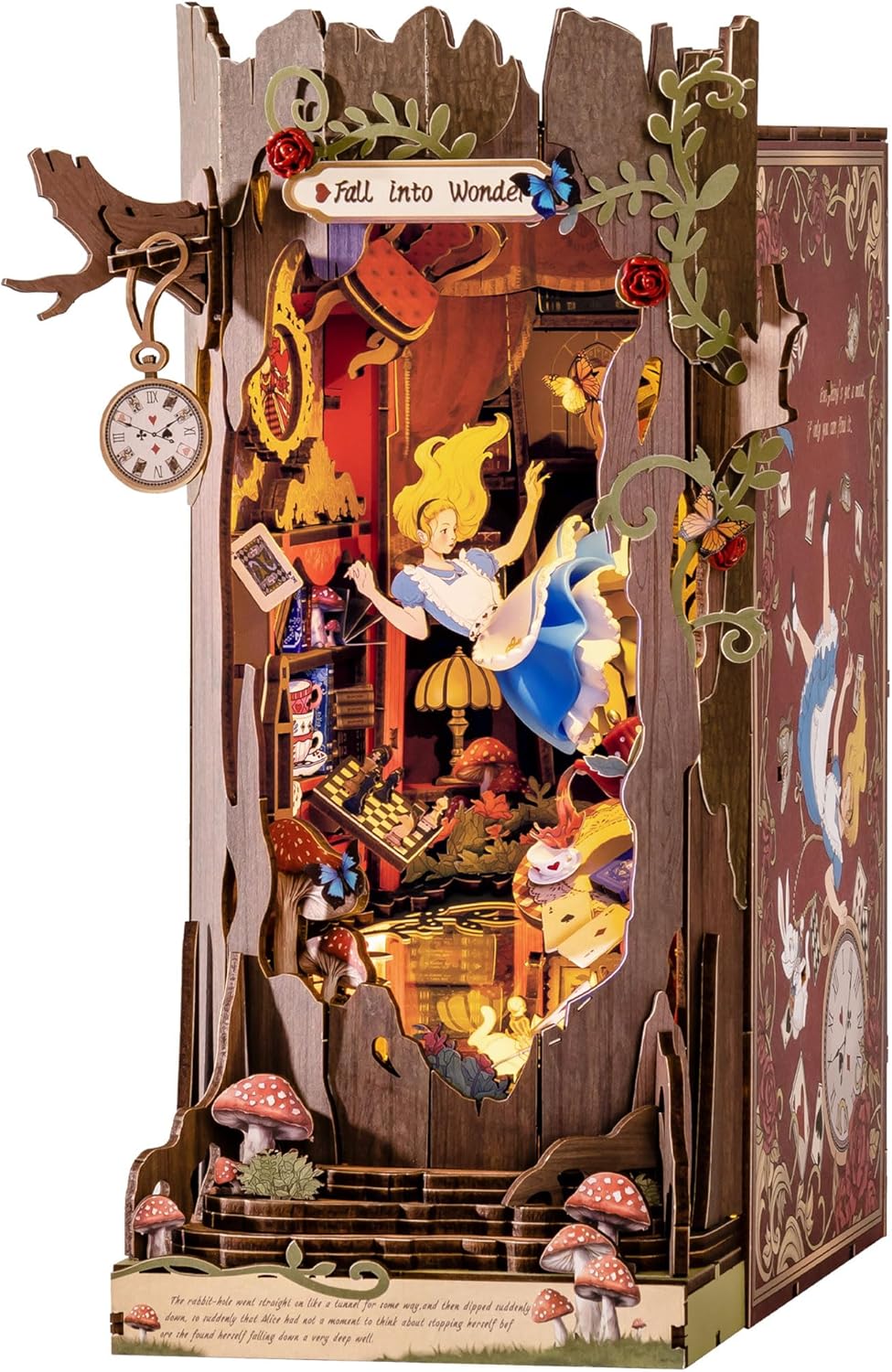 Rolife Fall into Wonder DIY Book Nook Shelf Insert Kit TGB12