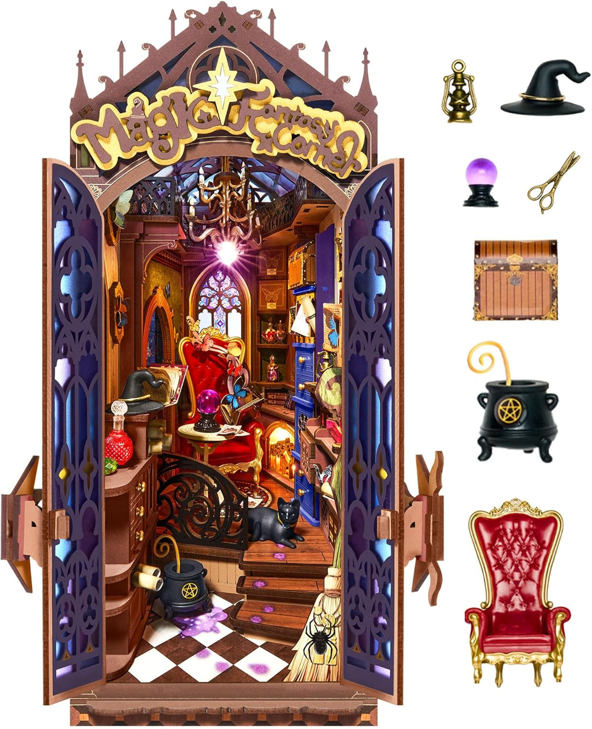 Rolife Magic Fantasy Corner Book Nook TGB14
