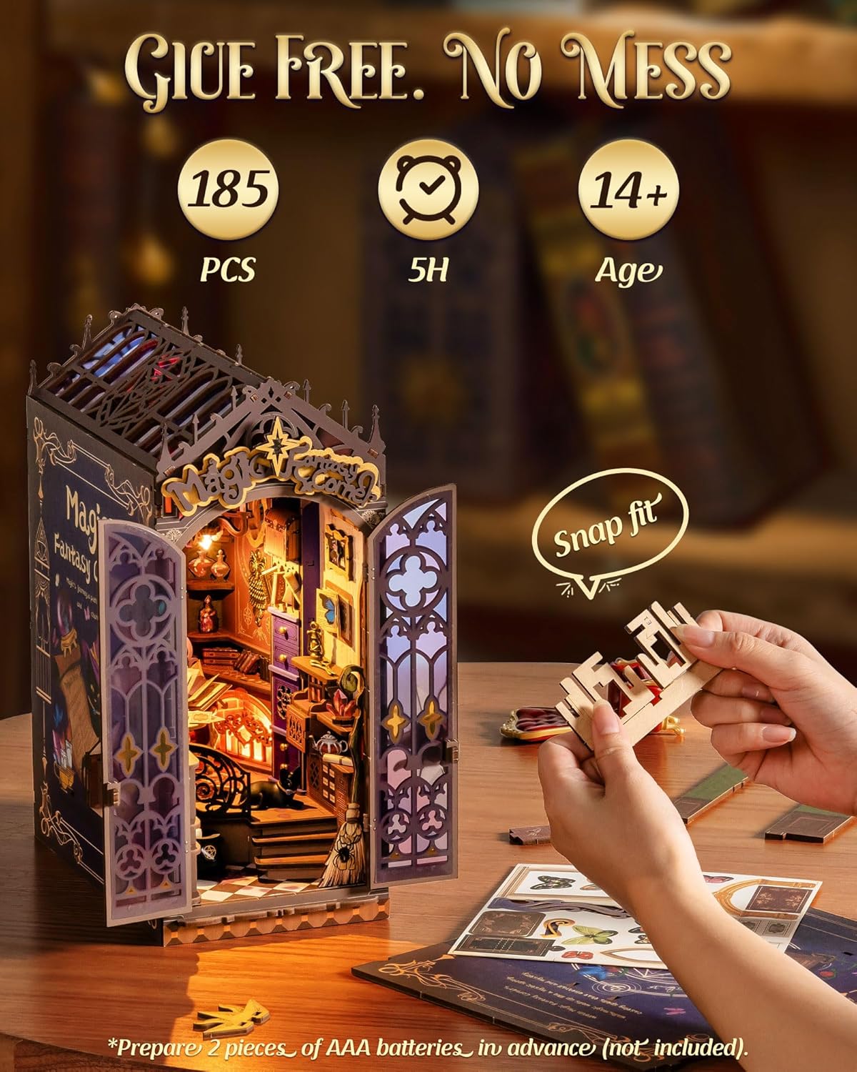 Rolife Magic Fantasy Corner Book Nook TGB14