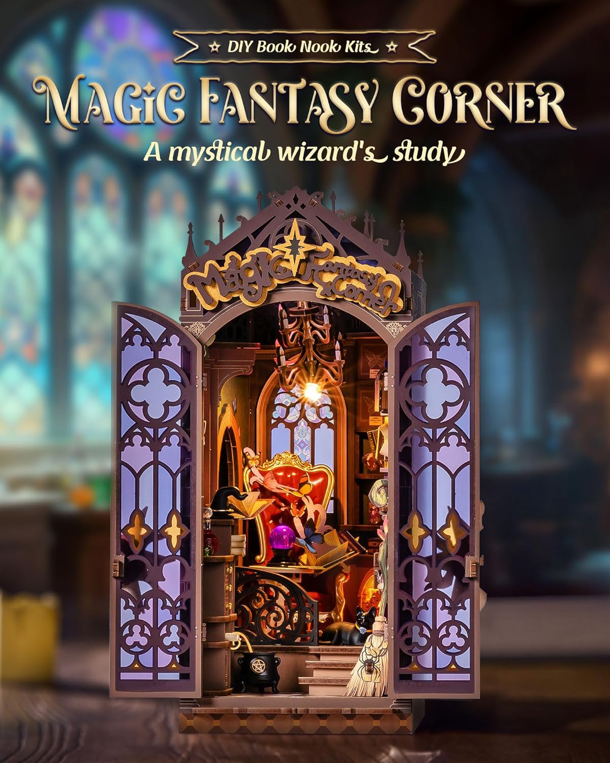 Rolife Magic Fantasy Corner Book Nook TGB14