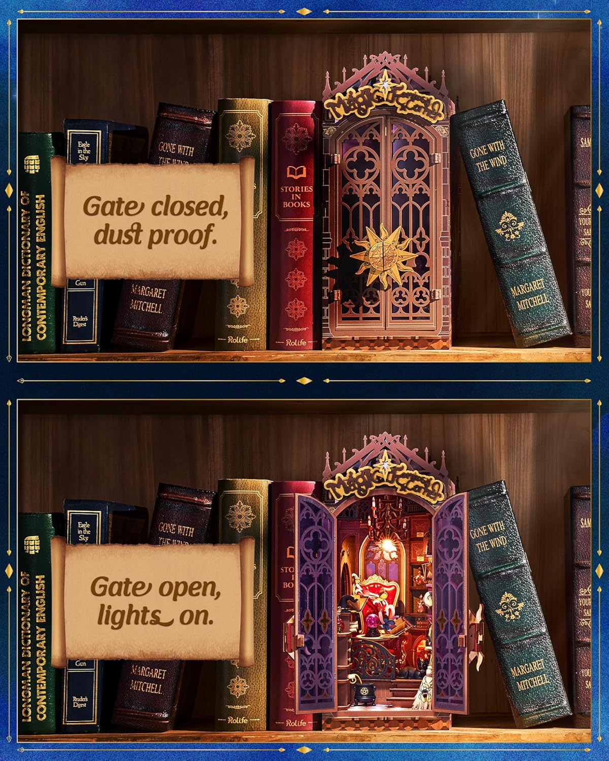Rolife Magic Fantasy Corner Book Nook TGB14