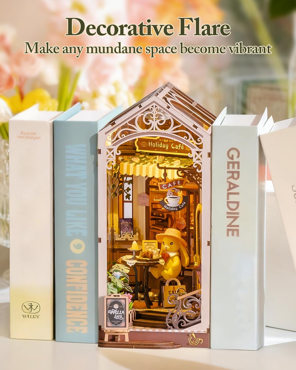 Rolife Holiday Cafe Book Nook TGB15