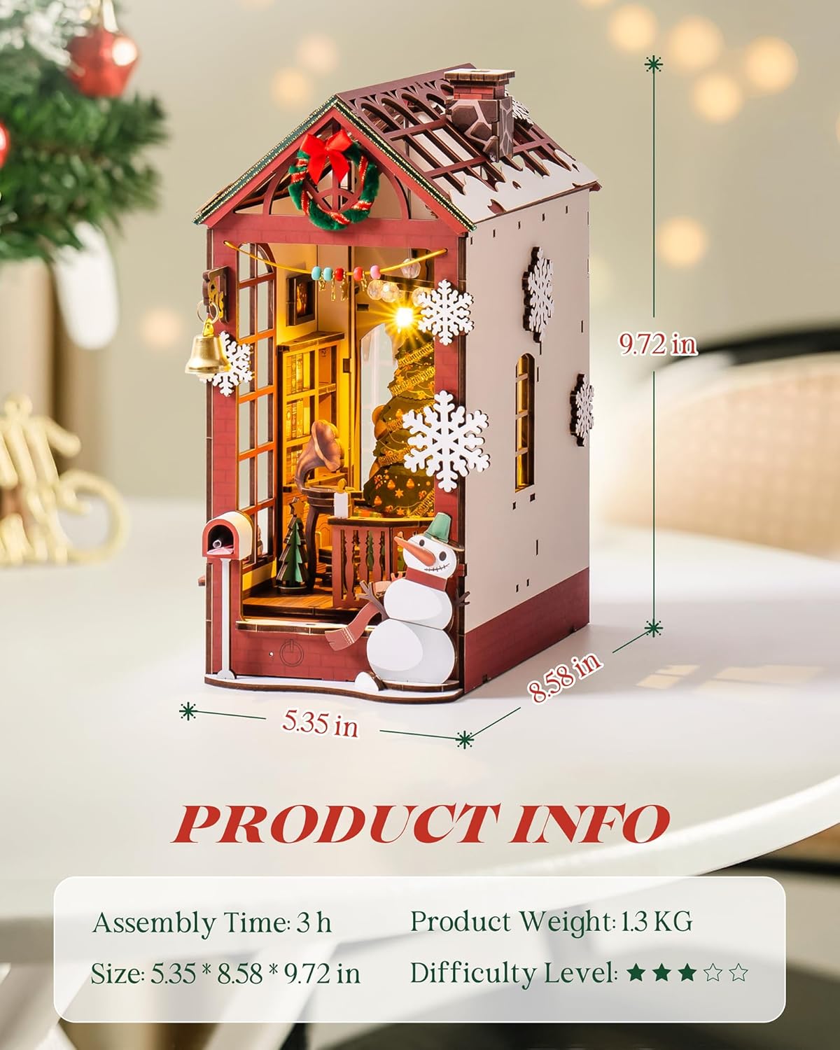 Rolife Romantic Venice DIY Book Nook Shelf Insert Kit TGC07