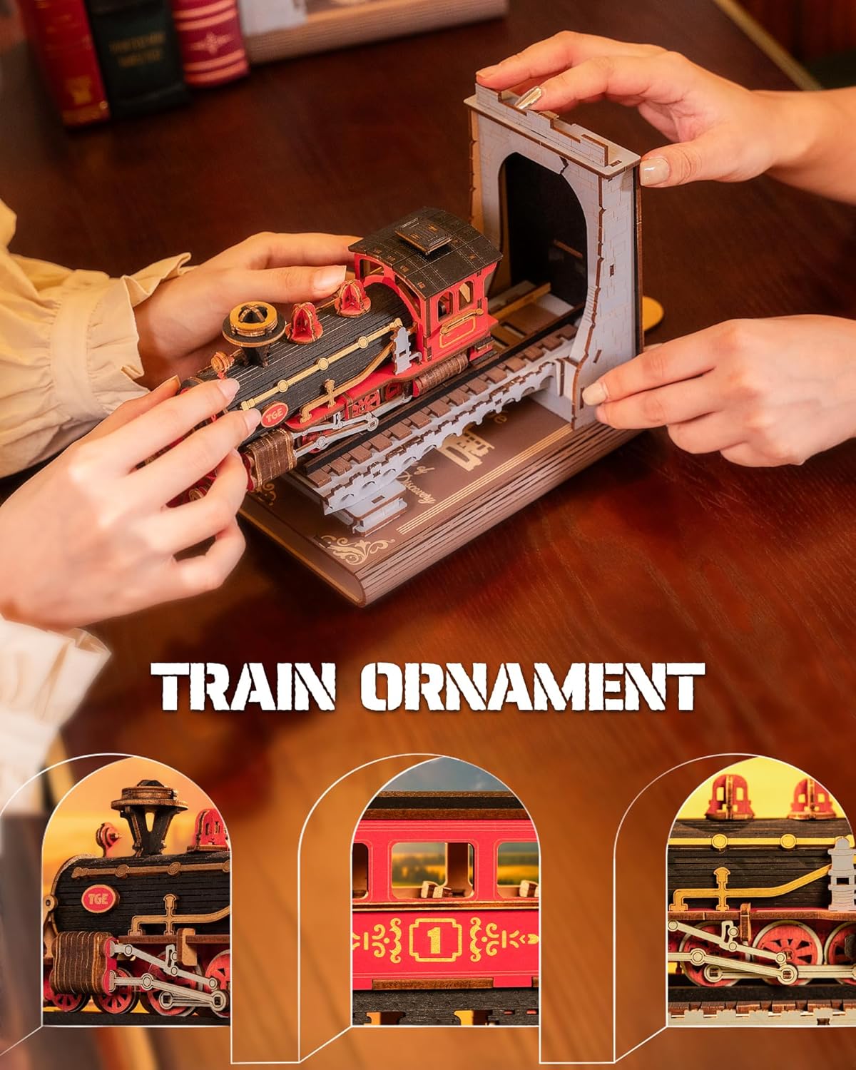 Rolife Century Train DIY Book Nook TGE01
