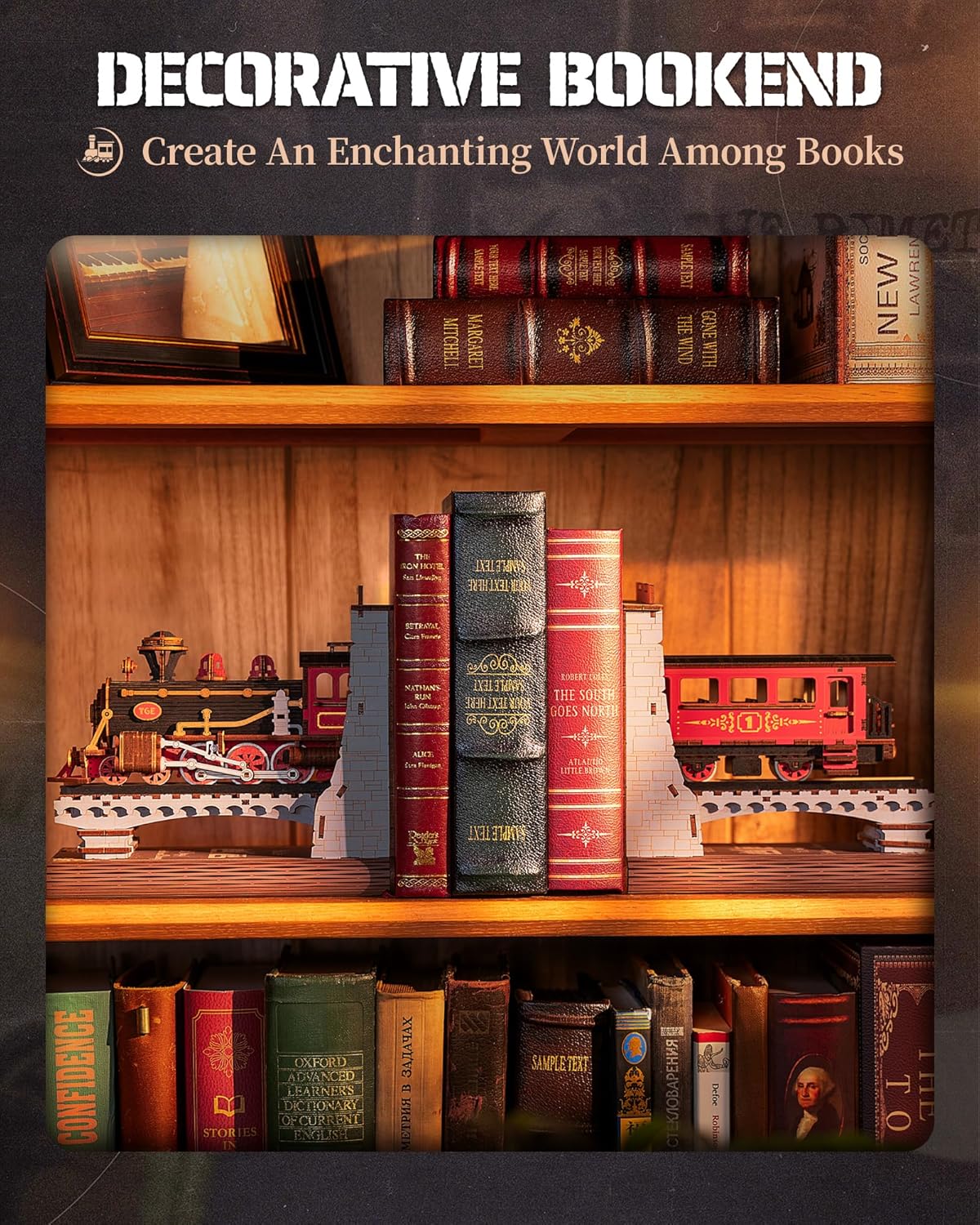 Rolife Century Train DIY Book Nook TGE01