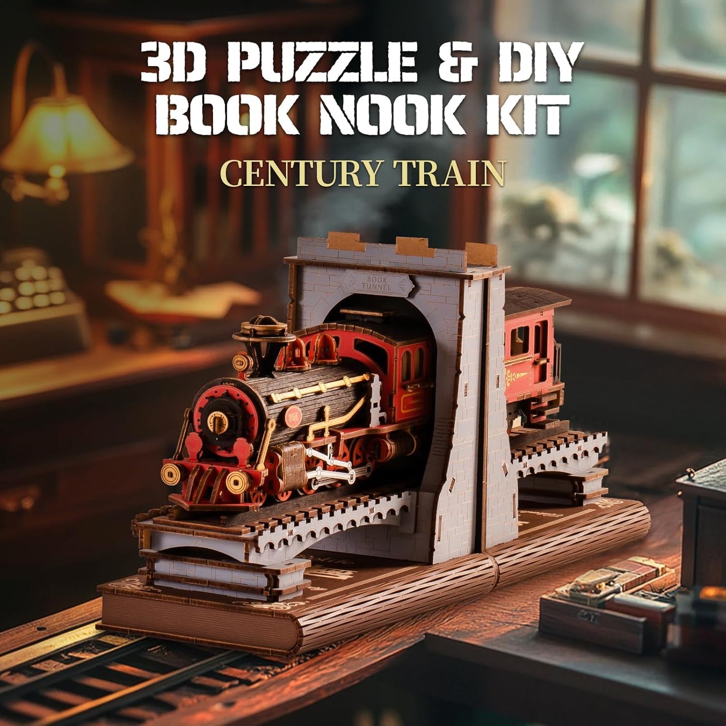 Rolife Century Train DIY Book Nook TGE01