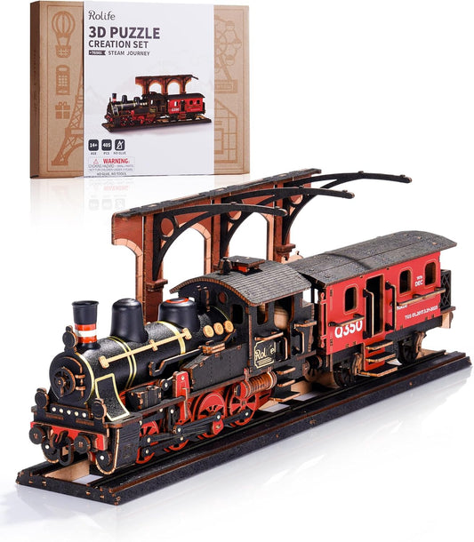 Rolife Steam Journey 3D Wooden Puzzle TGS01