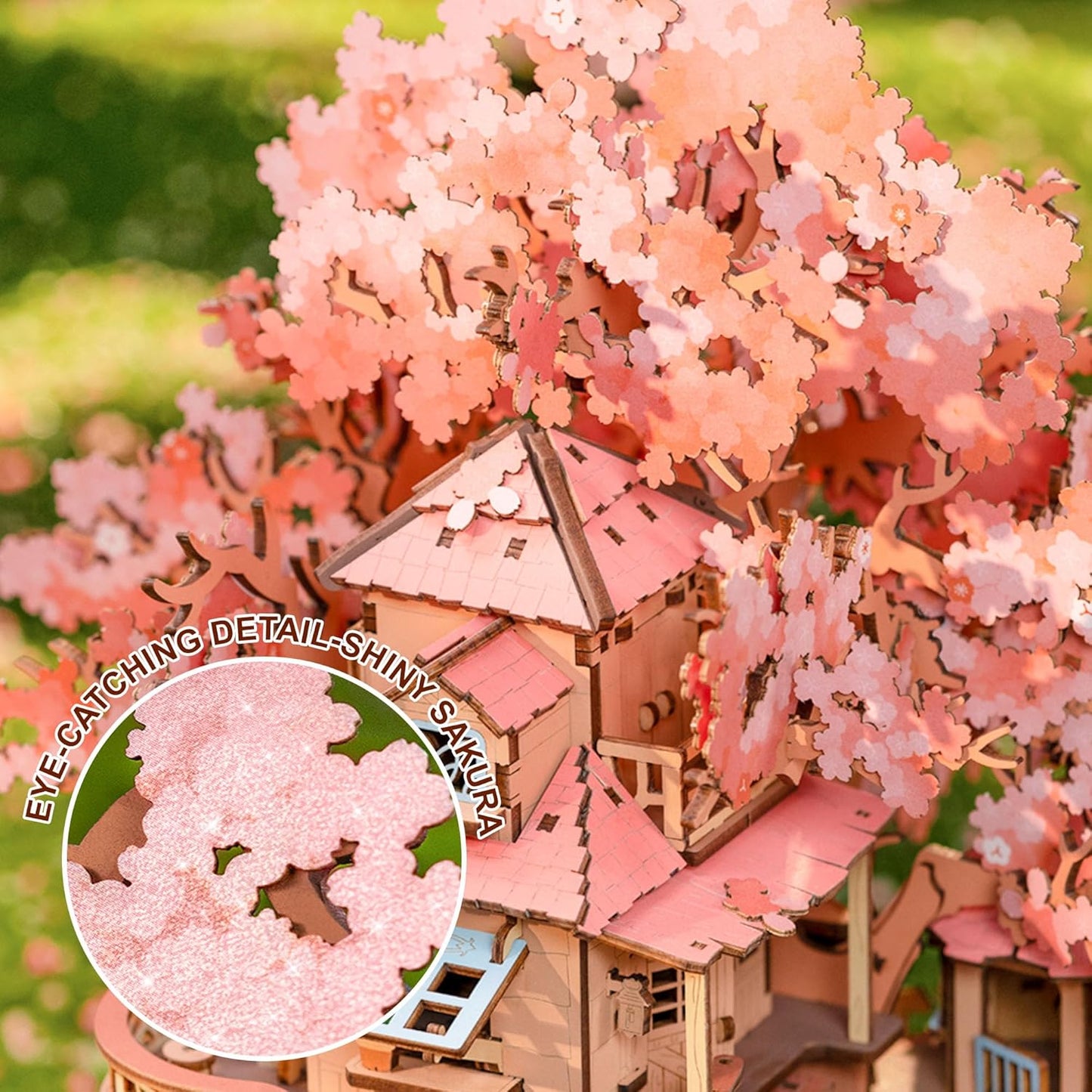 Rolife Sakura Tree House DIY Wooden 3D Puzzle TGS04