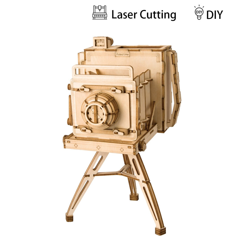 Rolife Vintage Camera 3D Wooden Puzzle TG403