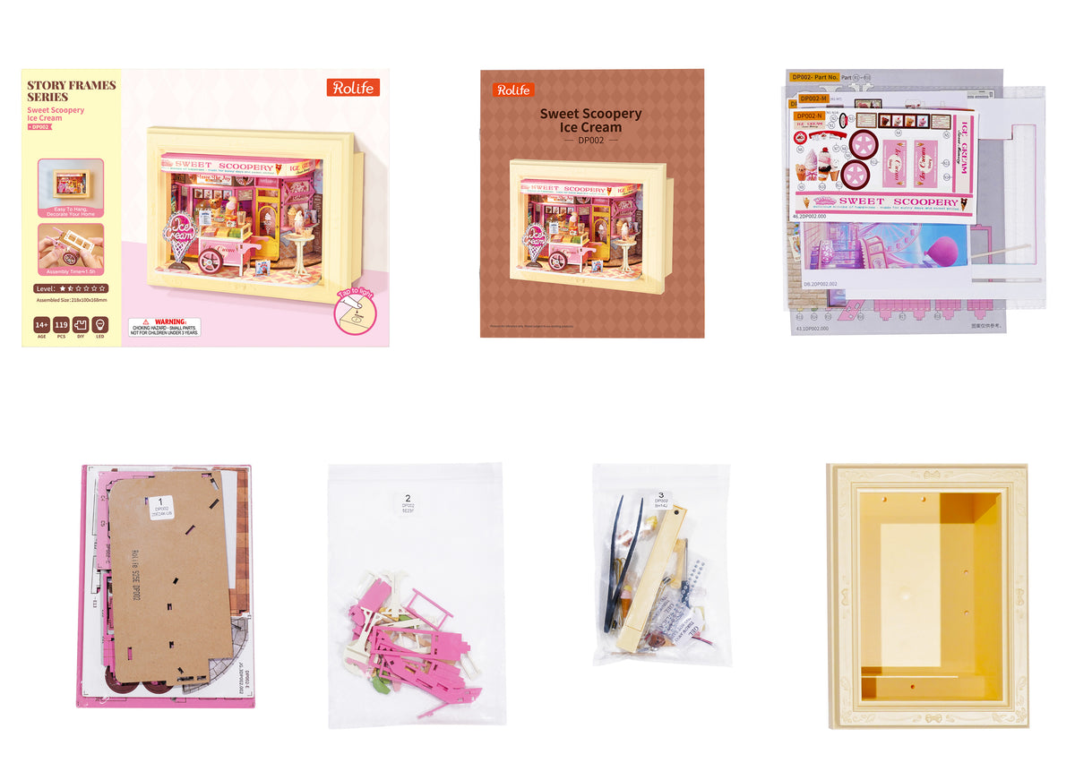 Rolife Sweet Scoopery Ice Cream DP002