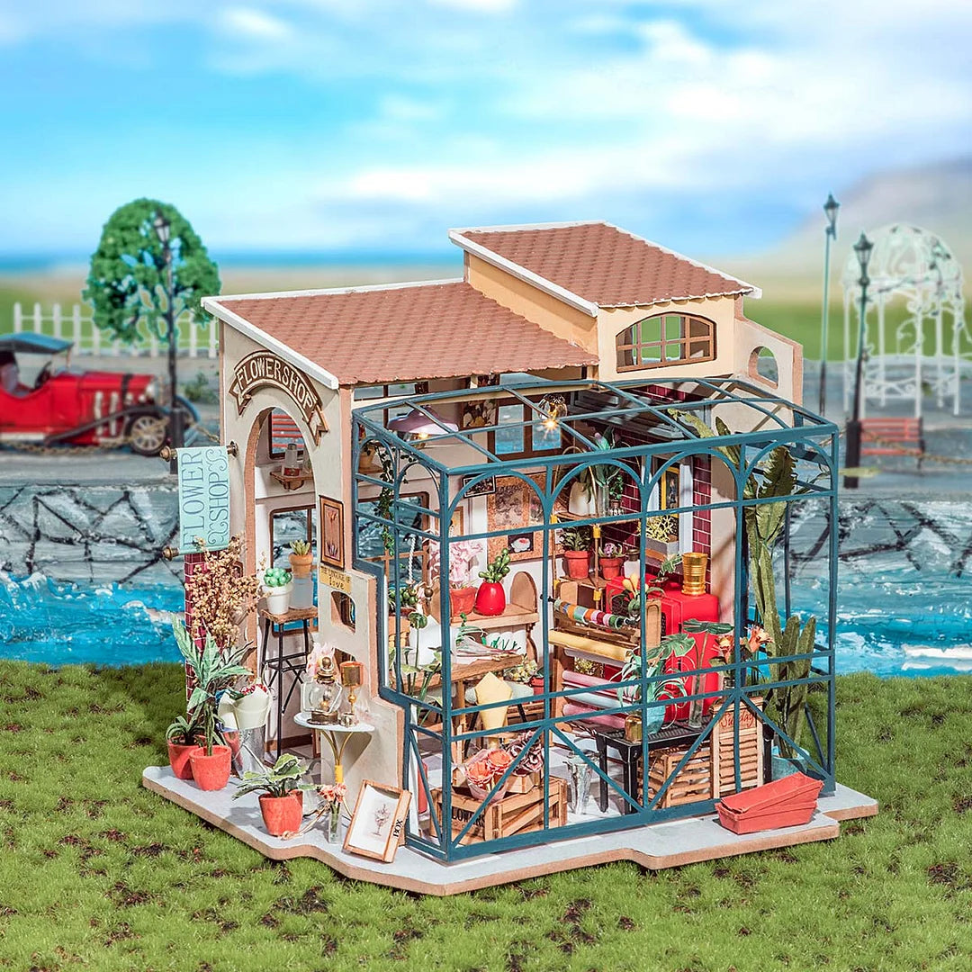 Rolife Emily's Flower Shop Miniature House DG145