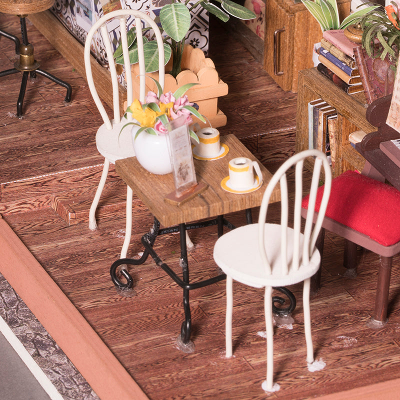 Rolife Simon's Coffee Shop DIY Miniature Dollhouse Kit DG109
